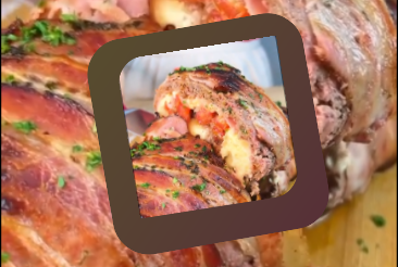 Rocambole de Carne Moída Recheado