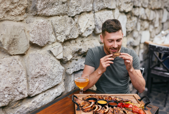 churrasco e cerveja