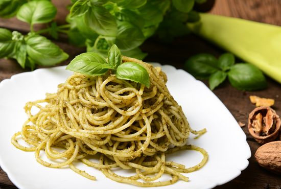 Macarrão pesto