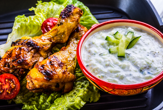 Churrasco grego - Molho Tzitziki