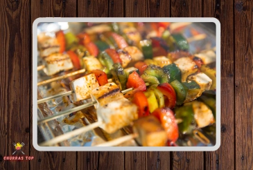 Tofu grelhado com legumes