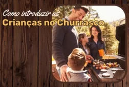 introduzir crianças no churrasco